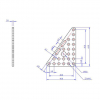 Треугольная пластина из анодированного алюминия Triangle Plate 6*8 (Pair) - «globural.ru» - Тверь