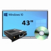 Интерактивная панель 43" (встроенный ПК, Win10) - «globural.ru» - Тверь