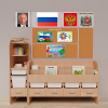 Уголок патриотического воспитания для дошкольников "Россия" Стандартный - «globural.ru» - Тверь