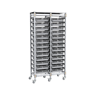 Стеллаж мобильный 2-х секционный для учебных наборов и цифровых лабораторных комплексов SenseDisc - «globural.ru» - Тверь