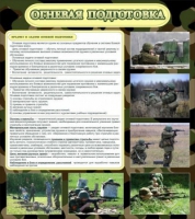 Стенд "Огневая подготовка" (вариант 2) - «globural.ru» - Тверь