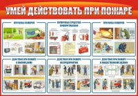 Стенд "Умей действовать при пожаре" - «globural.ru» - Тверь