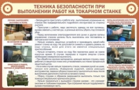 Стенд "ТБ при выполнении работ на токарном станке" - «globural.ru» - Тверь