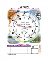 Le temps. Учебно наглядные пособия по французскому языку - «globural.ru» - Тверь