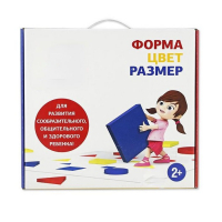 Подвижная развивающая игра "Форма, цвет, размер" - «globural.ru» - Тверь