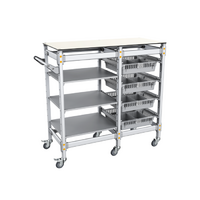 Тележка 2-х секционная для учебных наборов и цифровых лабораторных комплексов SenseDisc - «globural.ru» - Тверь