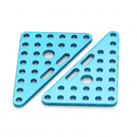 Треугольная пластина из анодированного алюминия Triangle Plate 6*8 (Pair) - «globural.ru» - Тверь