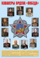 Плакат "Кавалеры ордена «Победа»" - «globural.ru» - Тверь