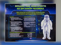 Стенд "Воздействие невесомости на организм человека" - «globural.ru» - Тверь