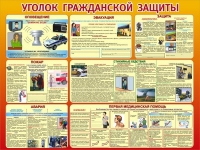 Стенд "Уголок гражданской защиты" - «globural.ru» - Тверь