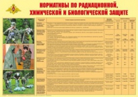 Плакат "Нормативы по радиационной, химической и биологической защите" - «globural.ru» - Тверь