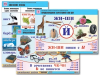 Комплект таблиц для начальной школы "Обучение грамоте. Письмо и развитие речи" - «globural.ru» - Тверь