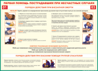 Таблица Порядок действий при внезапной смерти 1000*1400 винил - «globural.ru» - Тверь