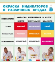 Стенд "Окраска индикаторов в различных средах" - «globural.ru» - Тверь