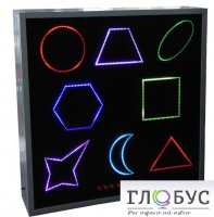 Интерактивная панель "Цветные фигуры-8" (вариант 3) - «globural.ru» - Тверь