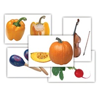 Набор предметных картинок "Овощи. Музыкальные инструменты" - «globural.ru» - Тверь