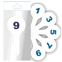 Касса-веер цифр от 0 до 9 - «globural.ru» - Тверь