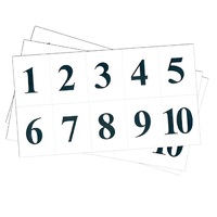 Набор цифр от 1 до 10 (для начальной школы) - «globural.ru» - Тверь