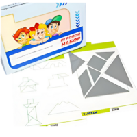 Игровой набор "Танграм" (с комплектом карточек) - «globural.ru» - Тверь