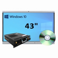 Интерактивная панель 43" (встроенный ПК, Win10) - «globural.ru» - Тверь