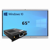 Интерактивная панель 65" (встроенный ПК Win10, Intel i5) - «globural.ru» - Тверь