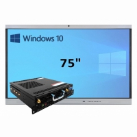 Интерактивная панель 75" (встроенный ПК, Win10, Intel i5) - «globural.ru» - Тверь