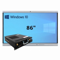 Интерактивная панель 86" (встроенный ПК Win10, Intel i5) - «globural.ru» - Тверь