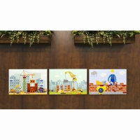 Комплект настенных панелей «Стройка» - «globural.ru» - Тверь