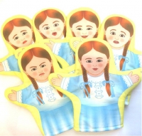 Набор кукол - рукавичек  "Эмоции. Девочки" - «globural.ru» - Тверь