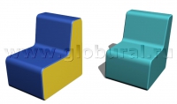 Прямоугольный стул 50*60*60/32см (ВИК) - «globural.ru» - Тверь