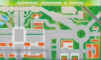 Доска магнитно-маркерная панорамная "Дорожное движение в городе" - «globural.ru» - Тверь