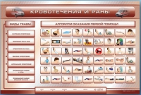 Трехсекционный базовый комплект "Травмы. Кровотечения. Ожоги" для учащихся общеобразовательных учреждений - «globural.ru» - Тверь