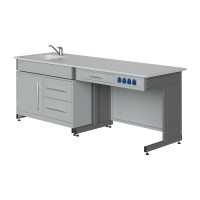 Стол демонстрационный (с раковиной, подводкой и отведением воды, сантехникой, электрическими розетками, автоматами аварийного отключения тока) - «globural.ru» - Тверь