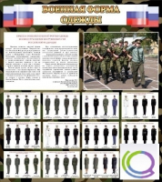 Стенд "Военная форма одежды (флаг РФ)" - «globural.ru» - Тверь