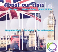Стенд "About our class" - «globural.ru» - Тверь