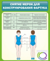 Стенд "Снятие мерок для конструирования фартука" - «globural.ru» - Тверь