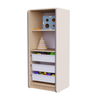 Открытый шкаф с ящиками из коллекции мебели «НЕГА» (цвет бежевый) - «globural.ru» - Тверь