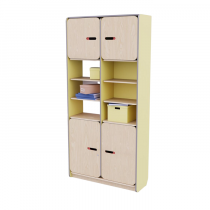 Рабочий стеллаж для воспитателя из коллекции «НЕГА» (цвет желтый) - «globural.ru» - Тверь