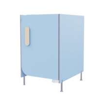 Гигиеническая кабинка из коллекции «НЕГА» (цвет голубой) - «globural.ru» - Тверь