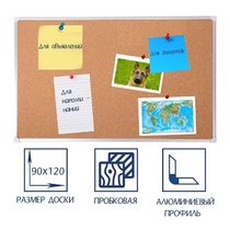 Доска пробковая 1200х900 - «globural.ru» - Тверь