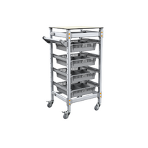 Тележка 1-секционная для учебных наборов и цифровых лабораторных комплексов SenseDisc - «globural.ru» - Тверь