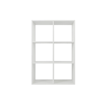 Стеллаж 6 секций цвет белый - «globural.ru» - Тверь