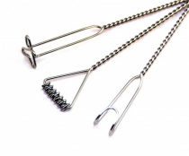 Комплект массажных логопедических зондов "Универсальный" на витых ручках с колечком (3 штуки) - «globural.ru» - Тверь