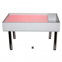 Световой столик для рисования песком напольный "Мультиколор" с кармашком для песка - «globural.ru» - Тверь