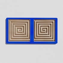 Такт-панель "Синий лабиринт №4" - «globural.ru» - Тверь