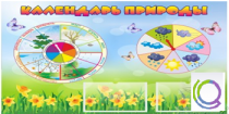 Стенд "Календарь природы" (вариант 2) - «globural.ru» - Тверь