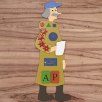 Бизиборд "Почтальон Печкин" - «globural.ru» - Тверь