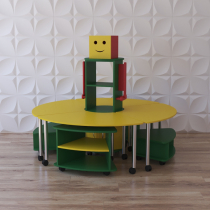 Модульный стеллаж "Весёлый робот" - «globural.ru» - Тверь