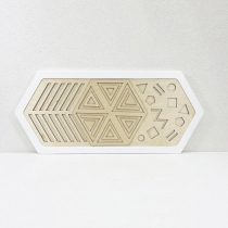 Декоративная тактильная панель - «Рельефные многоугольные формы» - «globural.ru» - Тверь