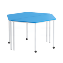 Комплект столов - трапеция (нерегулируемый) на 2 -х колесах - «globural.ru» - Тверь